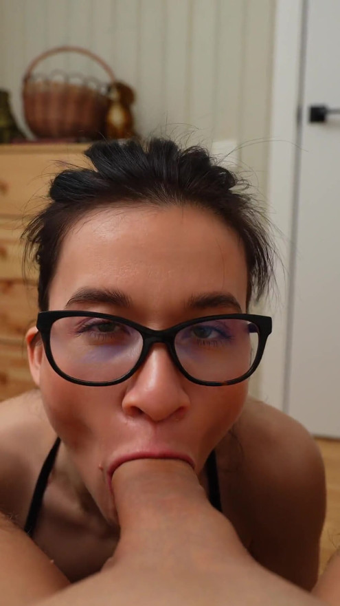 Girl in a Sexy Outfit Will Suck All the Cum Out of You