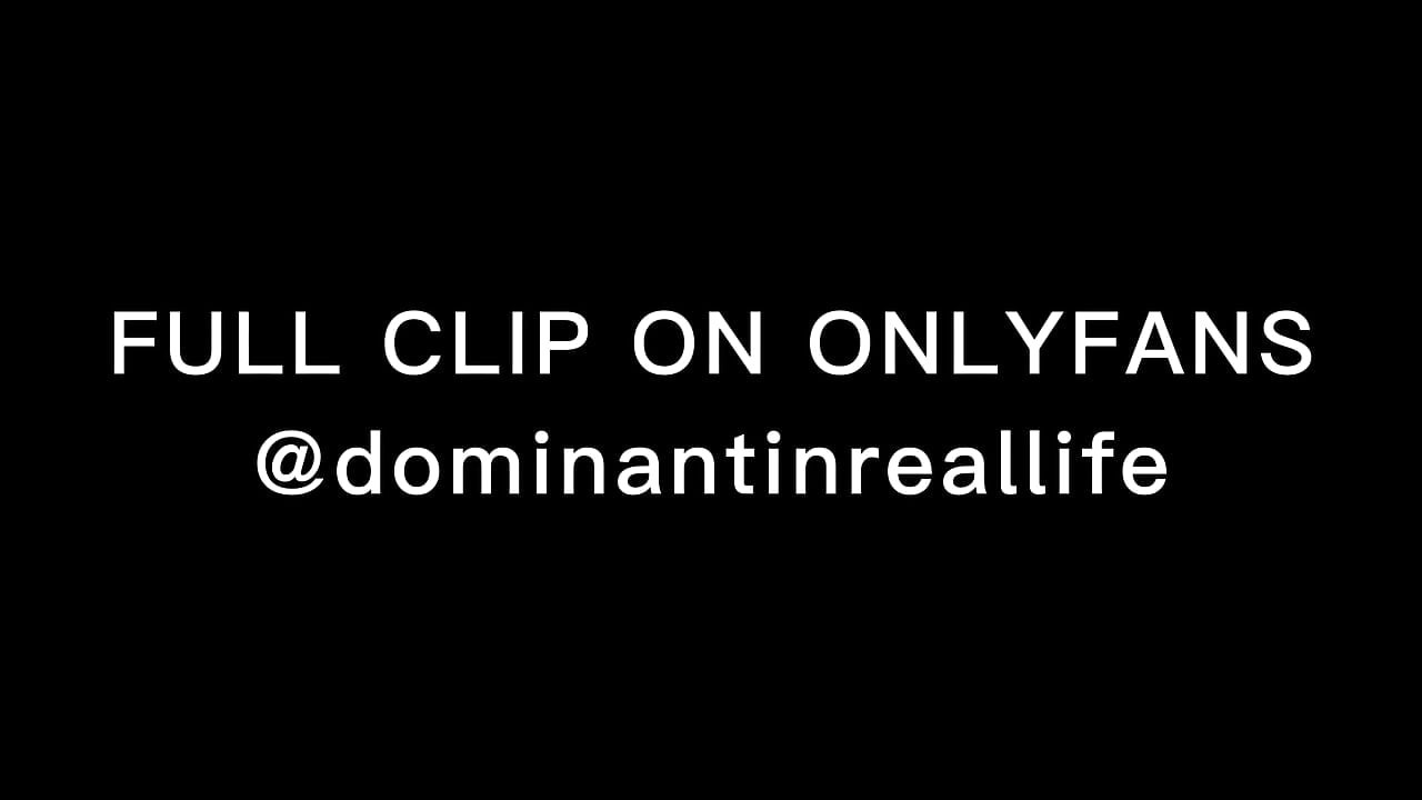 Femdom and chastity, submissive male fucked hard with strapon
