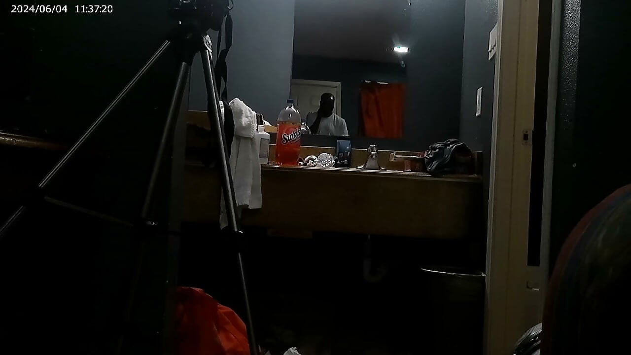 Skinny Petite Butt in Shower