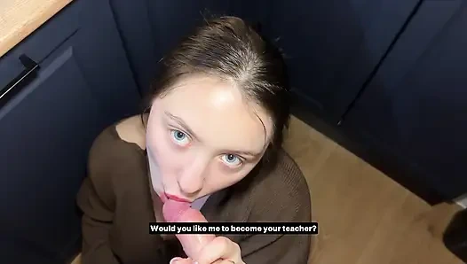 Orang asing dari jalan membiarkan dirinya untuk minum secangkir kopi