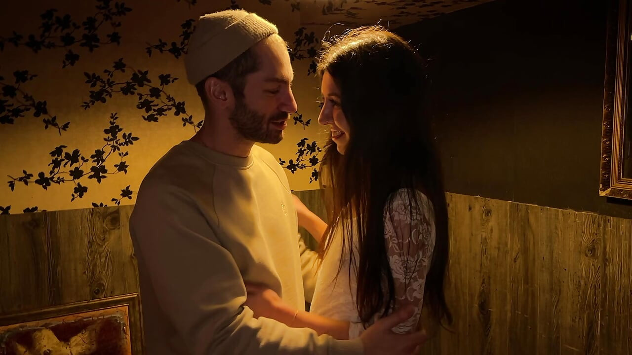 Cuckold watches how his girlfriend is fucked by his best friend in the VIP room of the club - 1.130