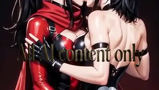 ErosQuest - DareDevil + Punisher - Sapphic Pleasures - Cosplay - AI Content