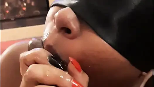 Slurping session by the fireplace Pt. 2