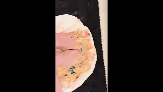Fat Girl Sits on Cake