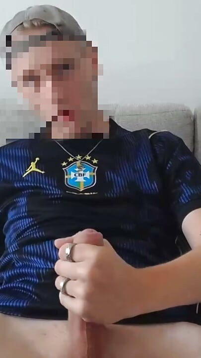 Horny Bro Caught Jerking after Soccer Practice