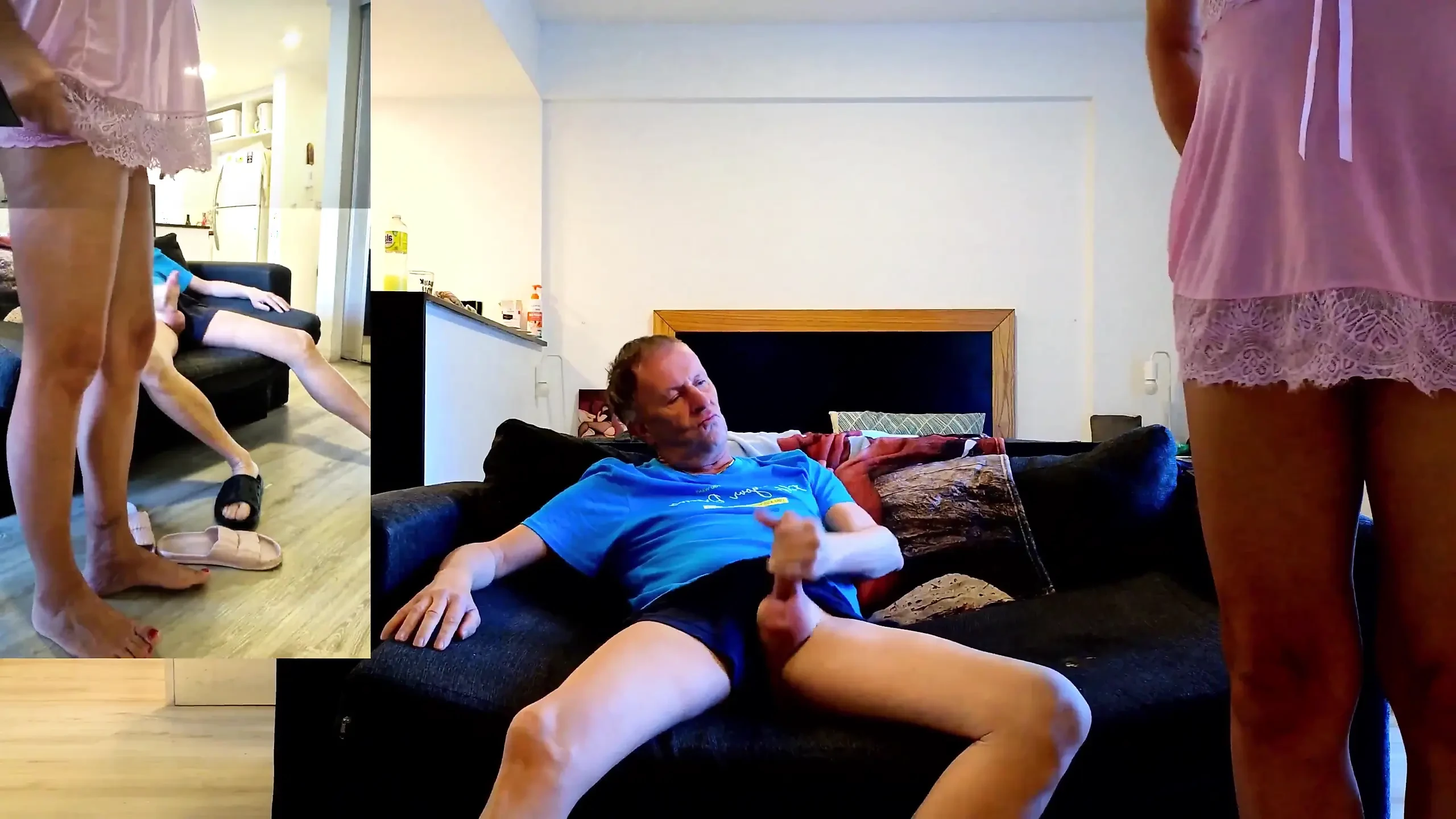 Último show de sexo ao vivo, Gigi e Dave, Shemale e Man Couple, POV, Behind the Scene, Webcam Sex, 02.09.2025 P3