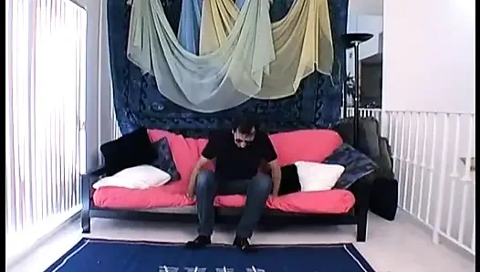 Schmutziger retro-dreier mit dicken titten