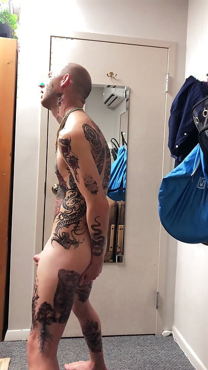 Tatted Twink Masturbation Solo