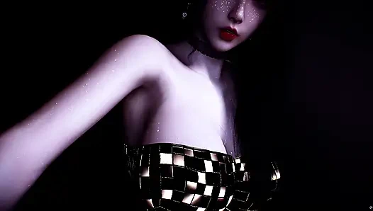 Beautiful stepsister with sexy suit