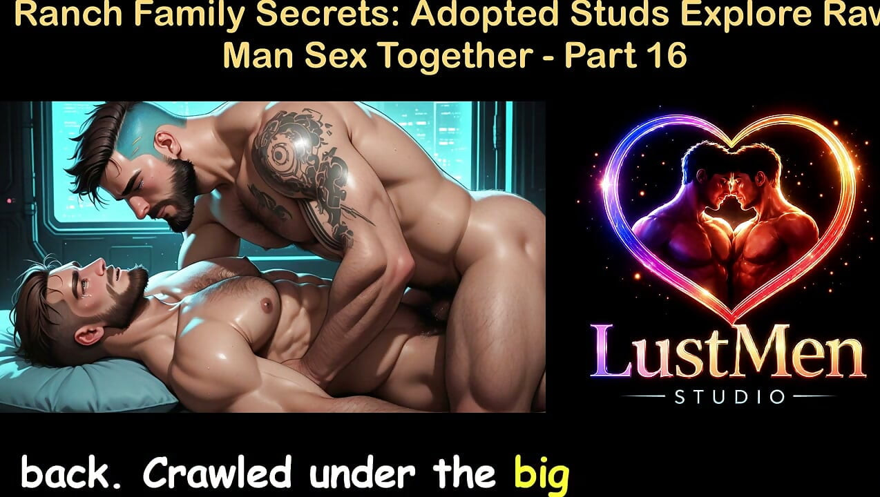 Anglický audio gay sexuální příběh - Ranch Line Secrets přijatí hřebci prozkoumávají surový sex s muži spolu - část 16