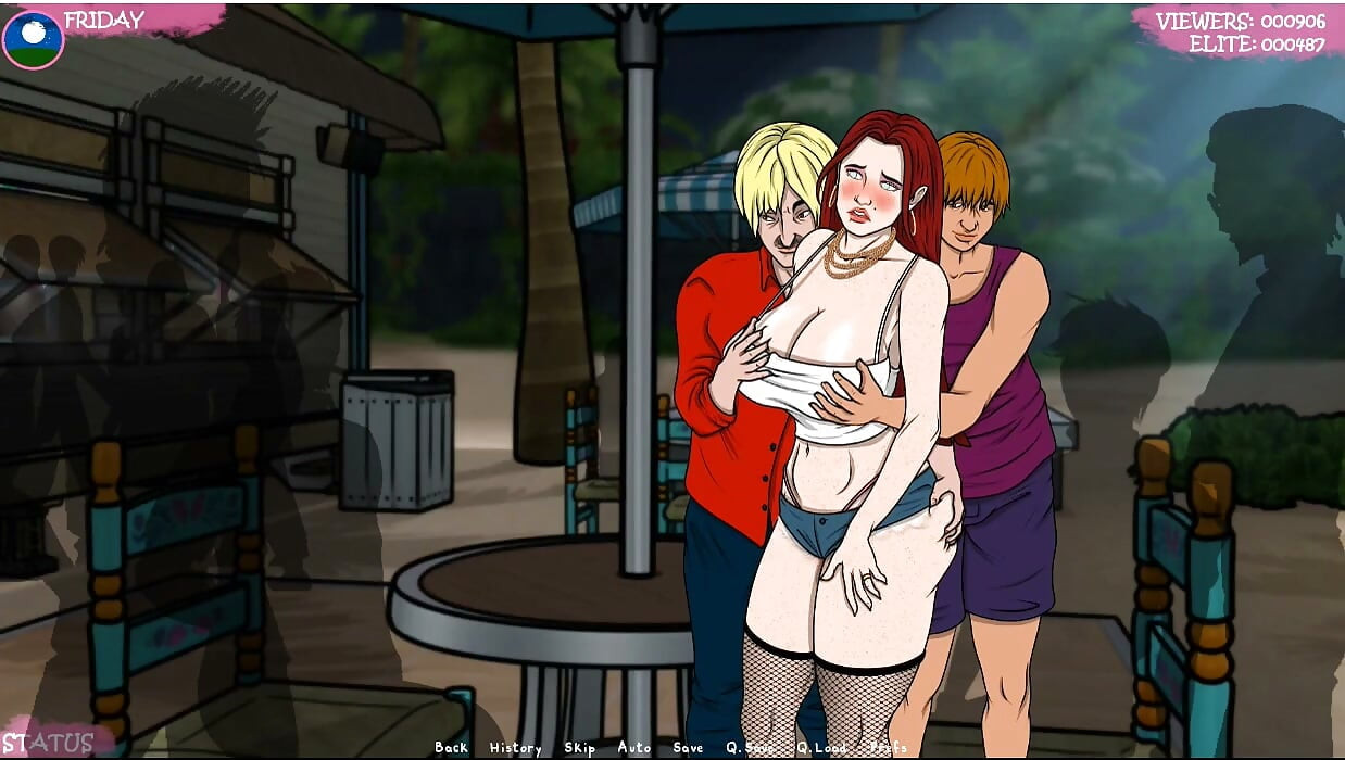 Lust Town - Gameplay - Roleplay - Amanda pracuje w barze i zostaje odsłonięta