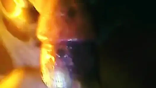 Kejutan es krim stroberi!