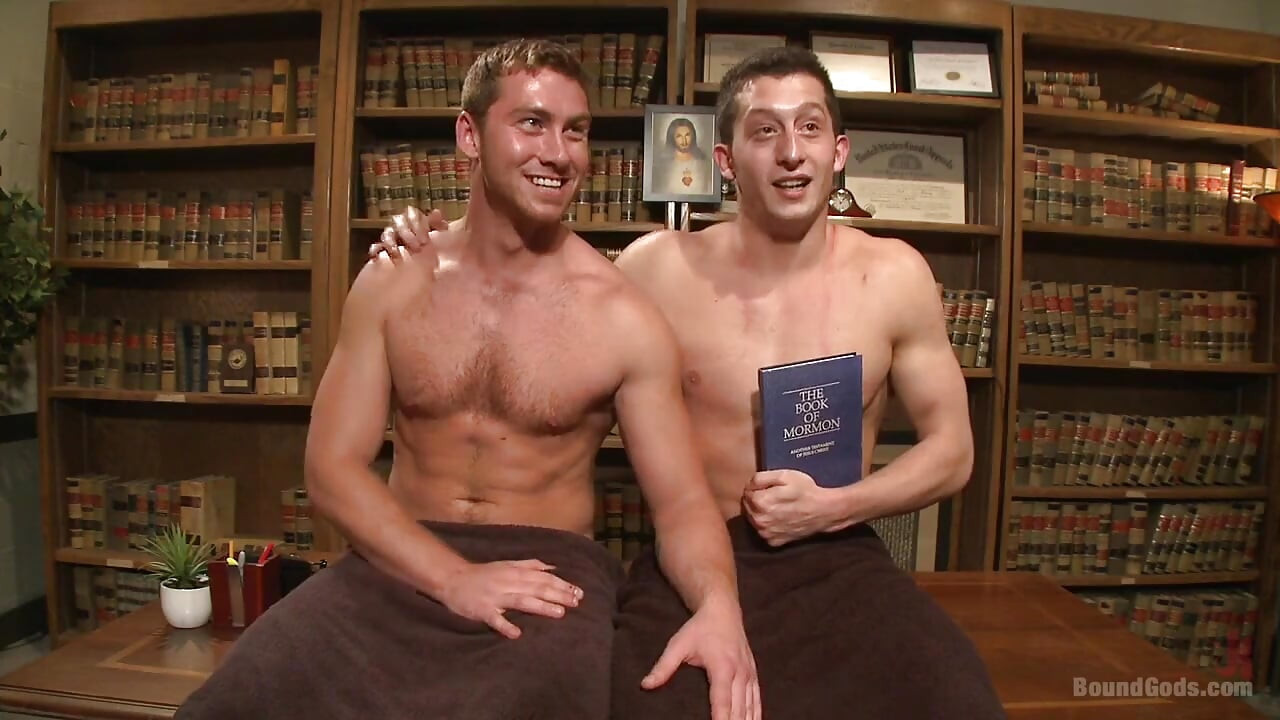 Hot Mormon Jock Fucked in Bondage to Prove His Devotion to the Church