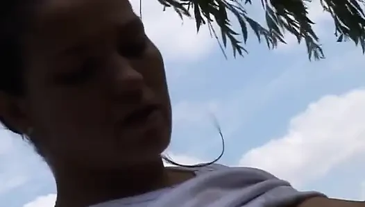 Pee Session with German Babe Who Likes to Have Fun Outdoor