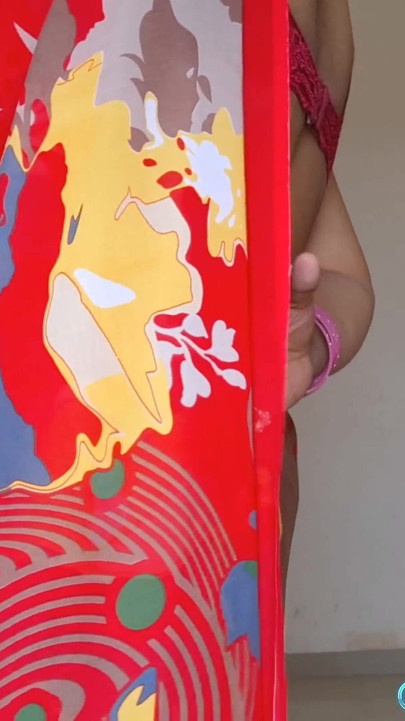 Red Saree Fun MILF Cougar Hotwife