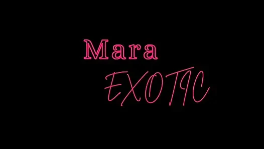 BBW Hotmilf Riding Her Big Black Monster Dildo | Full Video on Red - Mara Exotic