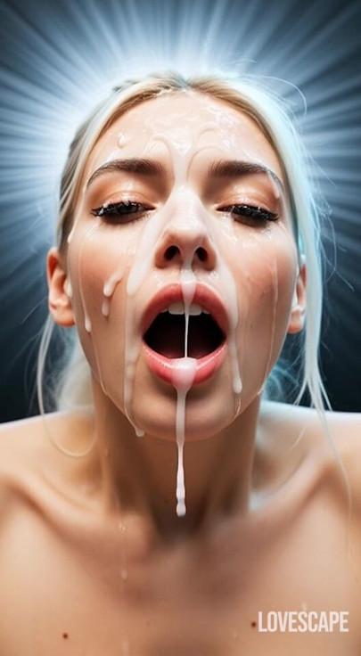 Extreme Bukkake Cumshot Compilation (AI gen)