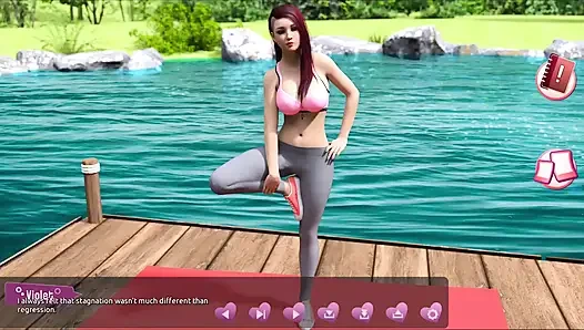 Helping the hotties #3 - Johannes took a sneak peak to see what the girl in the cabin is up to.