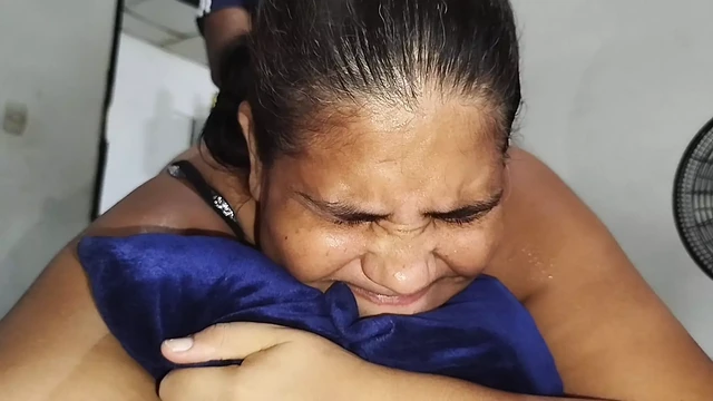 Stepfather... I catch my stepdaughter in sexy lingerie with big ass and I can't stand it, I end up fucking and fill her pussy with cum.