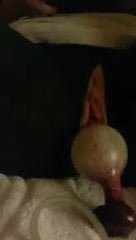 Getting it good with her new blow up dildo