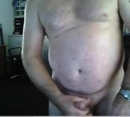 grandpa cum on webcam