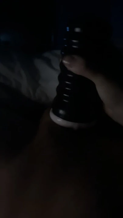 sexy fun with my fleshlight at the airbnb