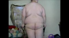 Fat Girl Showing Of Her Sexy Body, Shaking Her Fat Ass & Tits