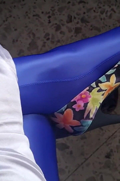 My Sissy Clitoris Comes Out of My Tight Satin Panties