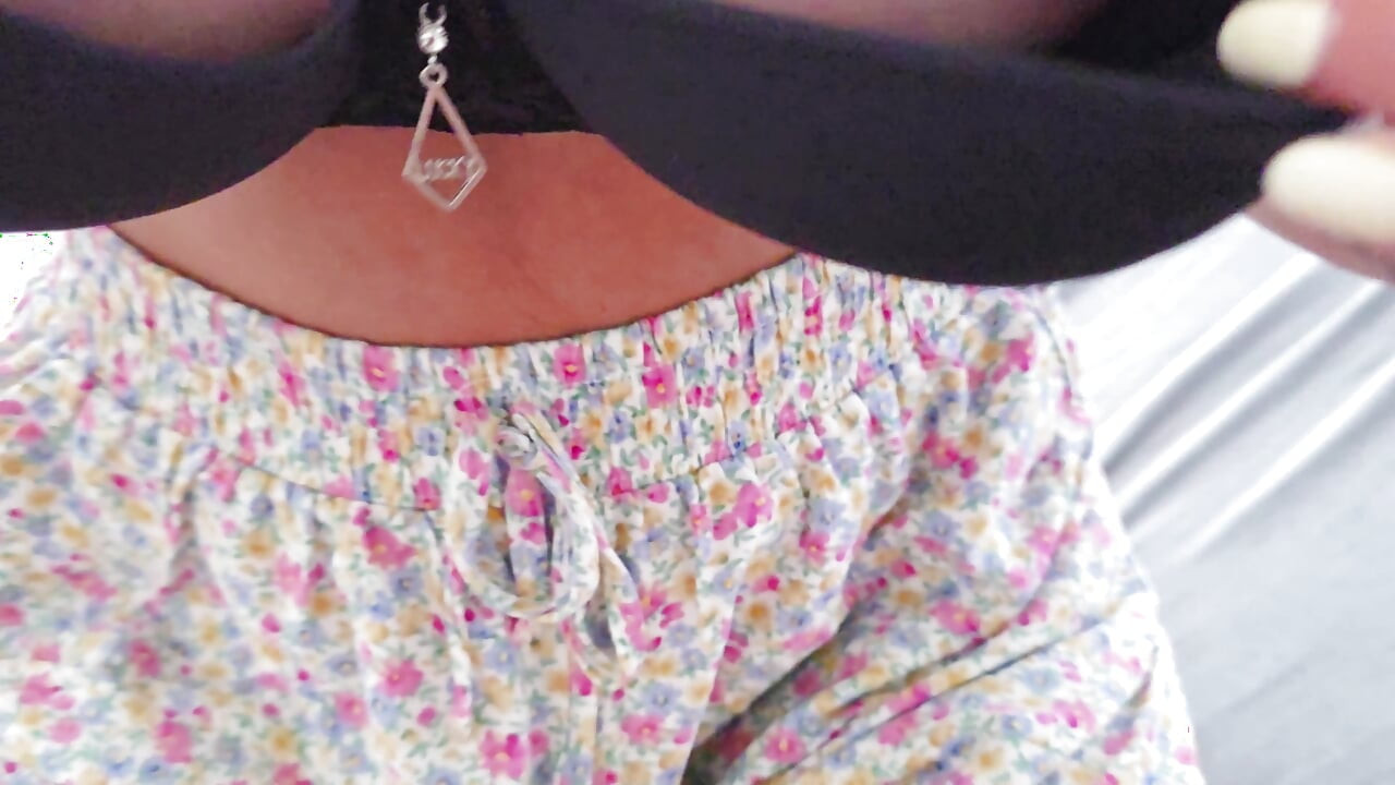 I found my husband jerking off, I had to help him with my bra