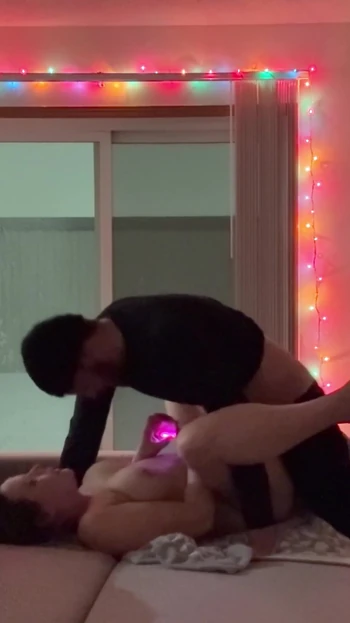 Thrilling moment from "Wife Caught on Camera Getting Pussy Pounded"
