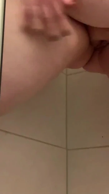 Thrilling moment from "German BBW Abby Strange pees in shower"