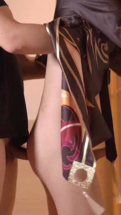 Perverzno hentai prstovanje Genshin Hu-Tao VOL.5 | Isječak 1