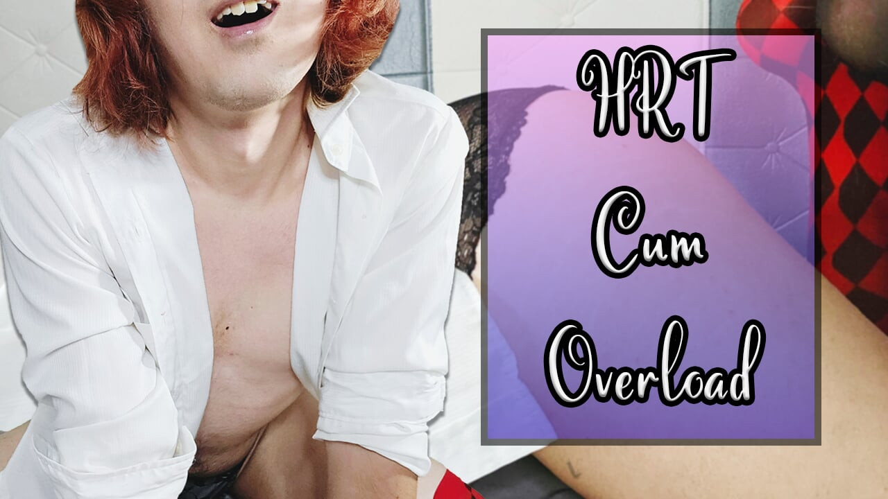 Trans djevojka koristi Hitachi i svršava jače nego ikad prije!!