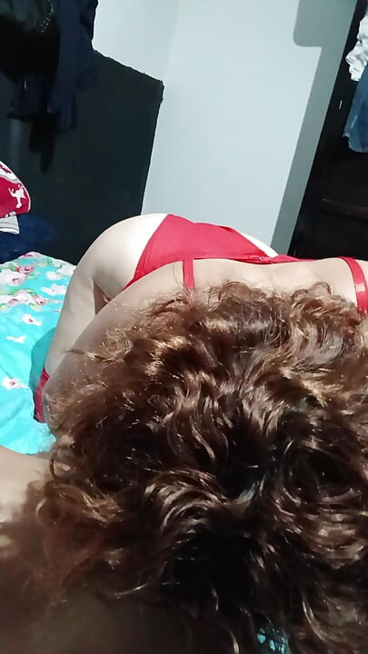 I love dressing up as a slut for my young lover