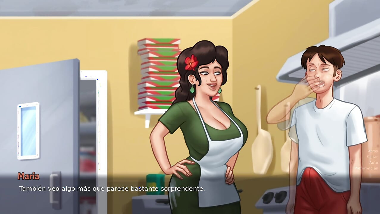 Fodendo na cozinha com minha madrasta - saga de verão