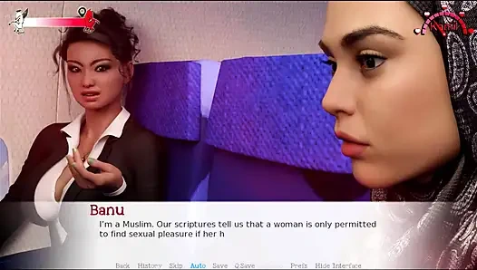 Life in the middle east #10 - Banu played with her self in bed