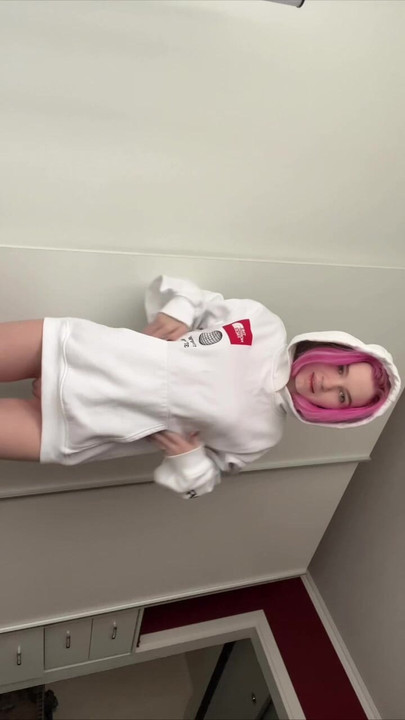 Slowly teasing with her eyes subscribe and hit like