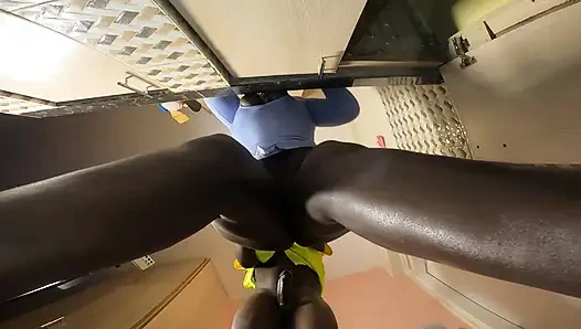Horny Plumber Drilling Her Big Ass