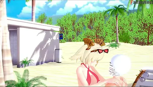 Blowjob bikini burnice di pantai - 2 - zenless zone zero (zzz)