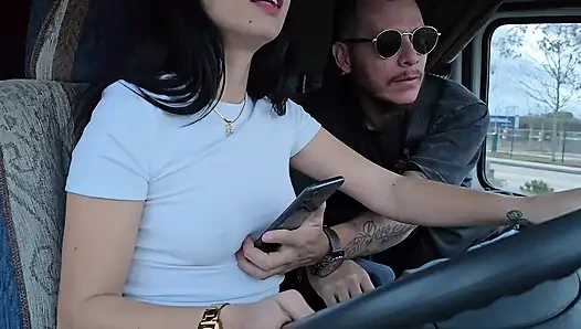 I picked up an UBER Client without a bra