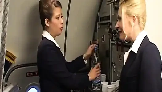 Randy pilot seksi esmeri kokpitte okşuyor