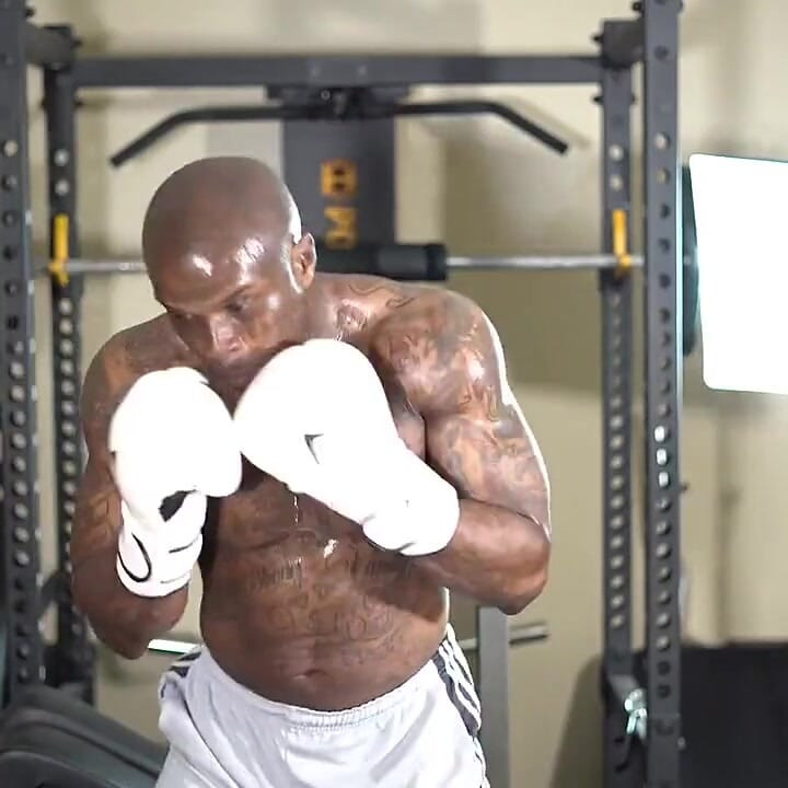 Tempo de treino de boxe