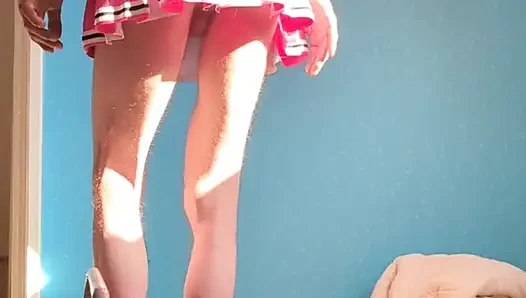 Dutch Sissy Jessie shows her new shirt