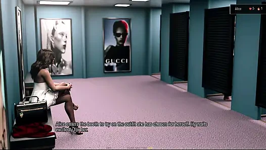 Alice a hard life # 3 - mrs. gray ging zu alice, Lily wollte auf alice gehen, während Liam reinkam