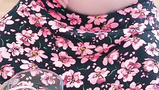 Первая клизма с моим новым автоматическим устройством для клизма.