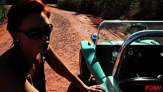 Jayme Janes Heats Up The Desert With Sex And Cum Swallowing