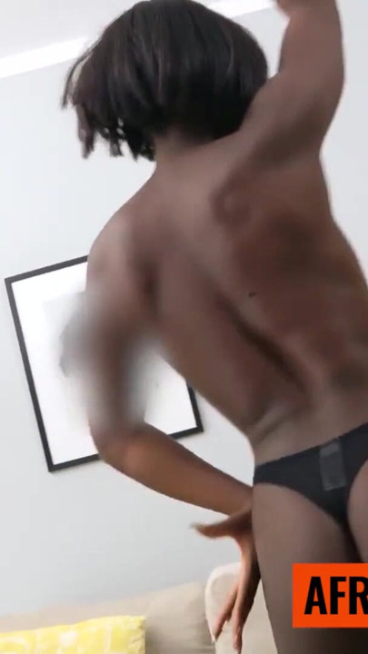 I made this BUSTY BLACK TEEN forget her BOYFRIEND ever promised a trip to NYC - AfricanCasting | Clip 2