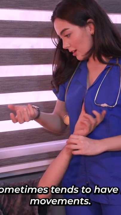 Gorgeous Latina doctor helps her patient cum on her face | Clip 1