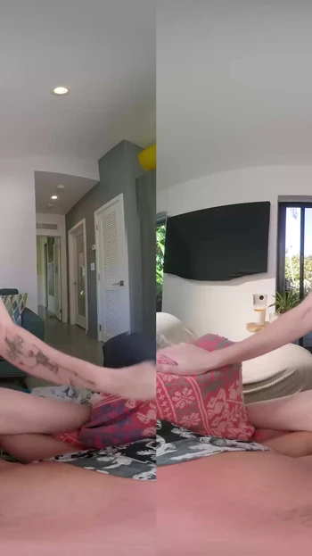 Emotional moment from "BaDoinkVR Miss Lucy Foxx Is So Kinky And Feisty That It Surprised You"