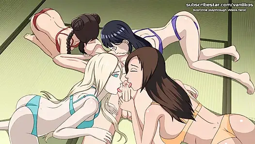 Наруто: Куноити тренер - 18-летняя миниатюрная азиатская тинка Sakura раком анальный секс с кримпаем в ее офисе в больнице